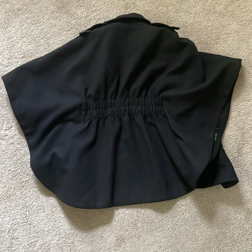 American Rag- Black Cape Blazer Coat size Medium - Picture 3 of 5